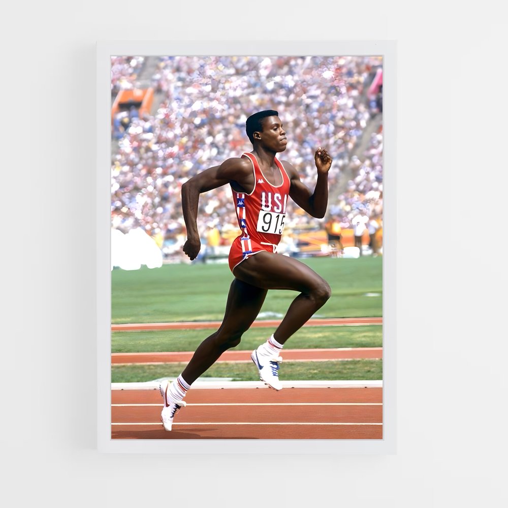 Poster L'Éclair Olympique – affiche Athlétisme (vue 3)